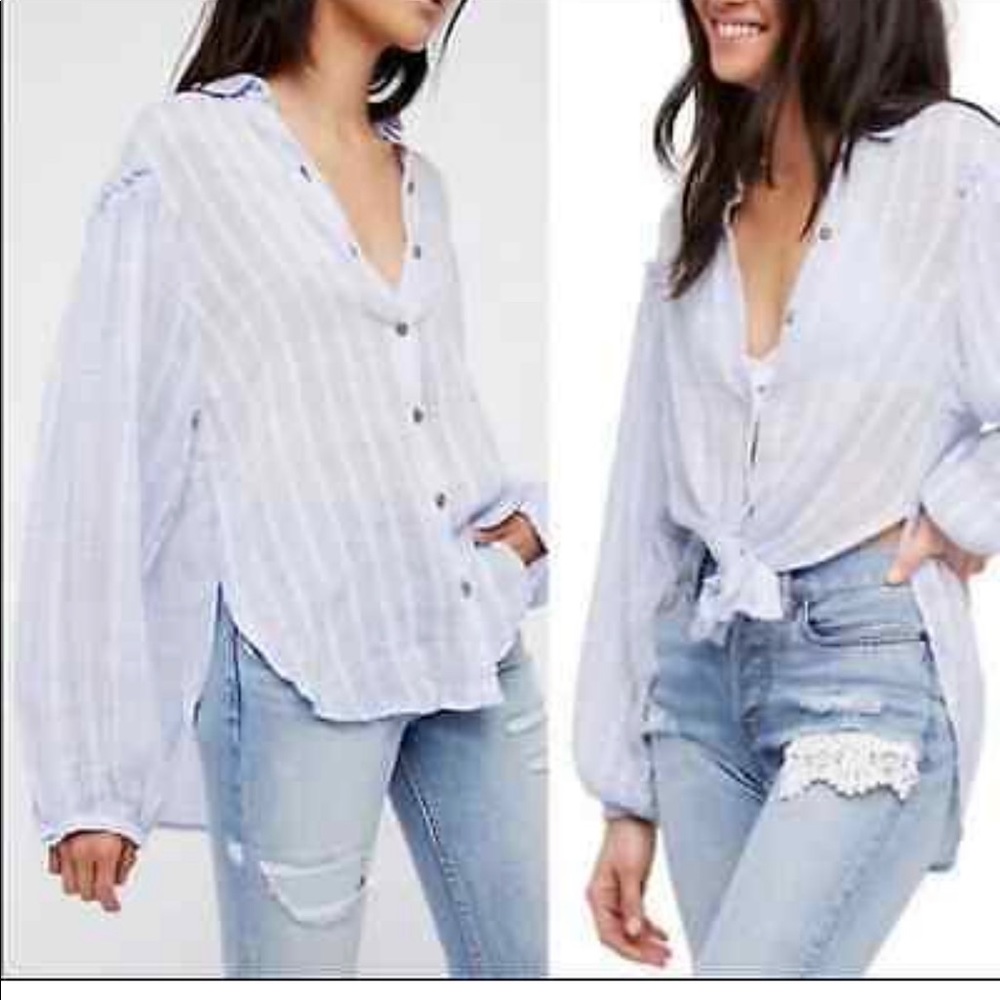 Free People Headed To The Highlands top oversized small